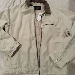 Abercrombie & Fitch Mens Denim white jacket size M